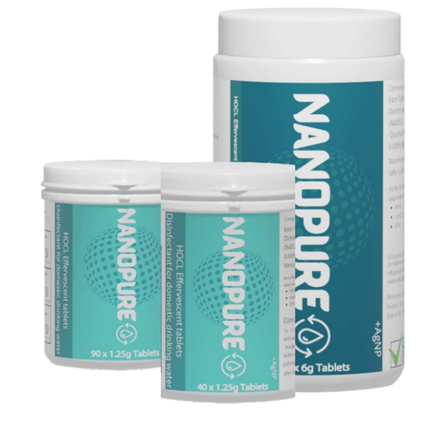 Health & Hygiene Water Purification Nanopure 1 x 30 x 1,25g